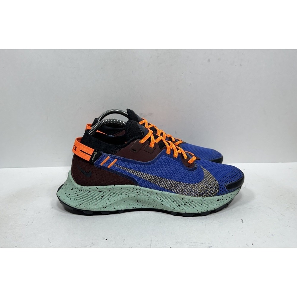 Nike Trail Pegasus GTX 2 Blue Laser Orange Men's Size 7  / Womens 8.5 CU2016-600